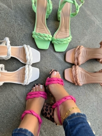 SANDALIA CORDAS TRANÇADAS